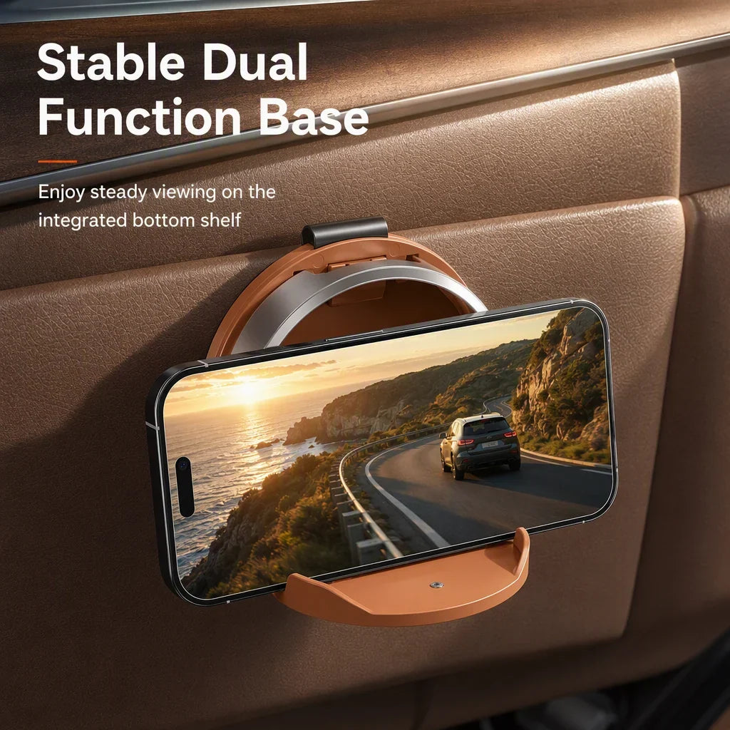 🥤Multifunctional Foldable Car Door Cup Holder Large Diameter Drink and Water Bottle Storage Rack
