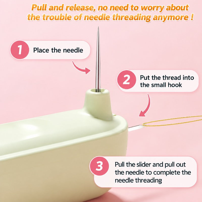 Eptchn 2-in-1 Needle Threader & Seam Ripper Tool
