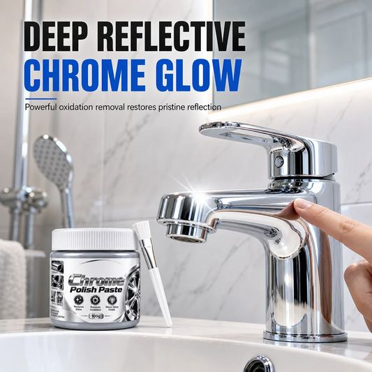 Chrome Polish Paste for a Brilliant, Mirror-Like Shine