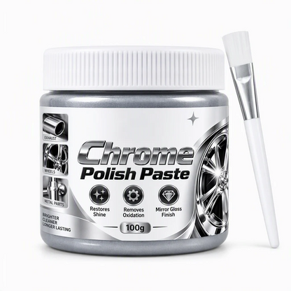 Chrome Polish Paste for a Brilliant, Mirror-Like Shine
